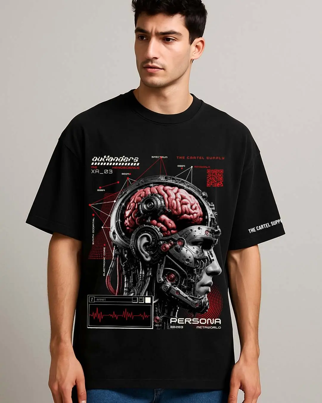 Cerebral Code 300GSM Super Heavyweight Oversized T-Shirt