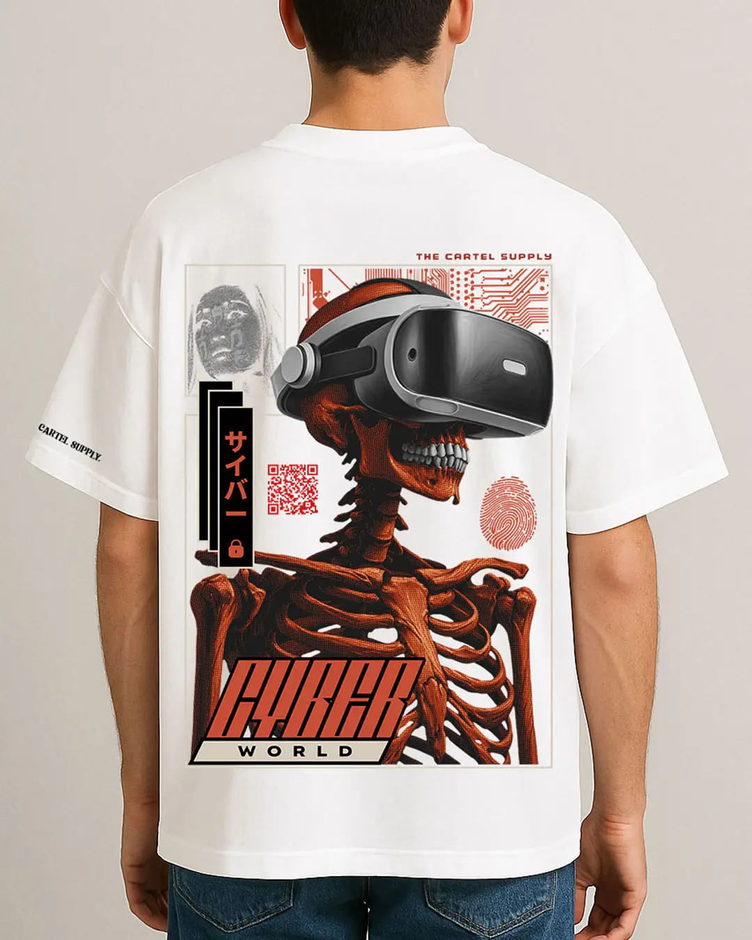 Dead Upload 300GSM Super Heavyweight Oversized T-Shirt