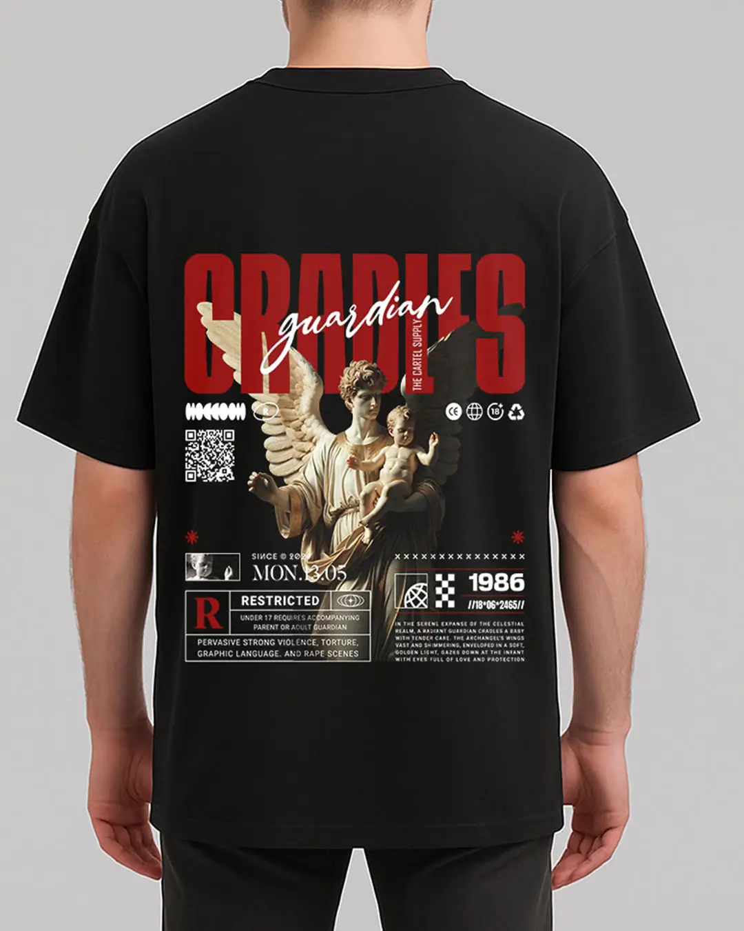 Grave Guard 300GSM Super Heavyweight Oversized T-Shirt