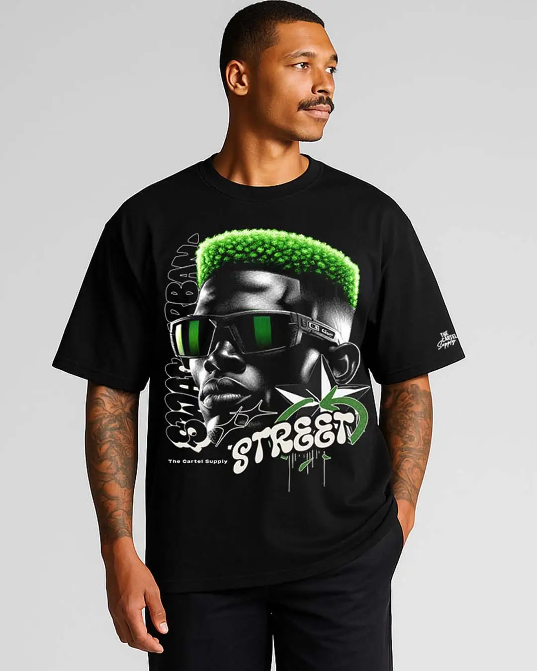 Greenlight Grit 300GSM Super Heavyweight Oversized T-Shirt