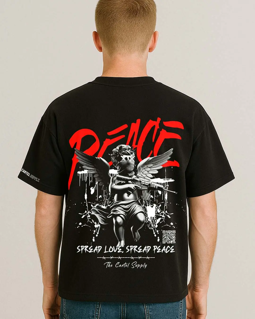 Peacekeeper 300GSM Super Heavyweight Oversized T-Shirt