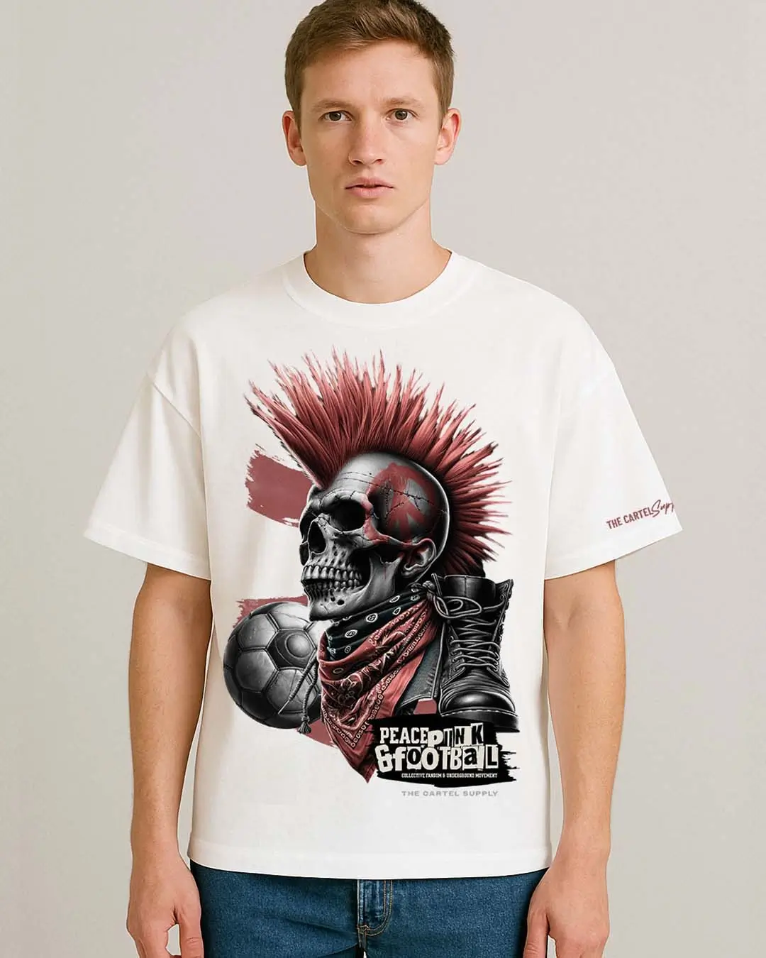 Punkstriker 300GSM Super Heavyweight Oversized T-Shirt