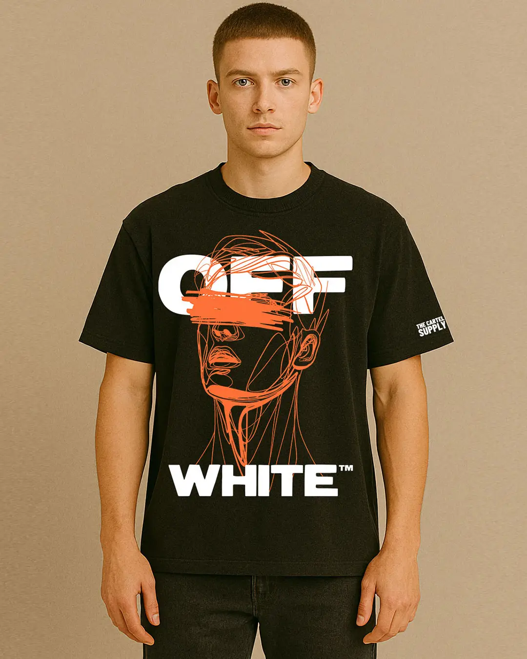 Blind Line 300GSM Super Heavyweight Oversized T-Shirt