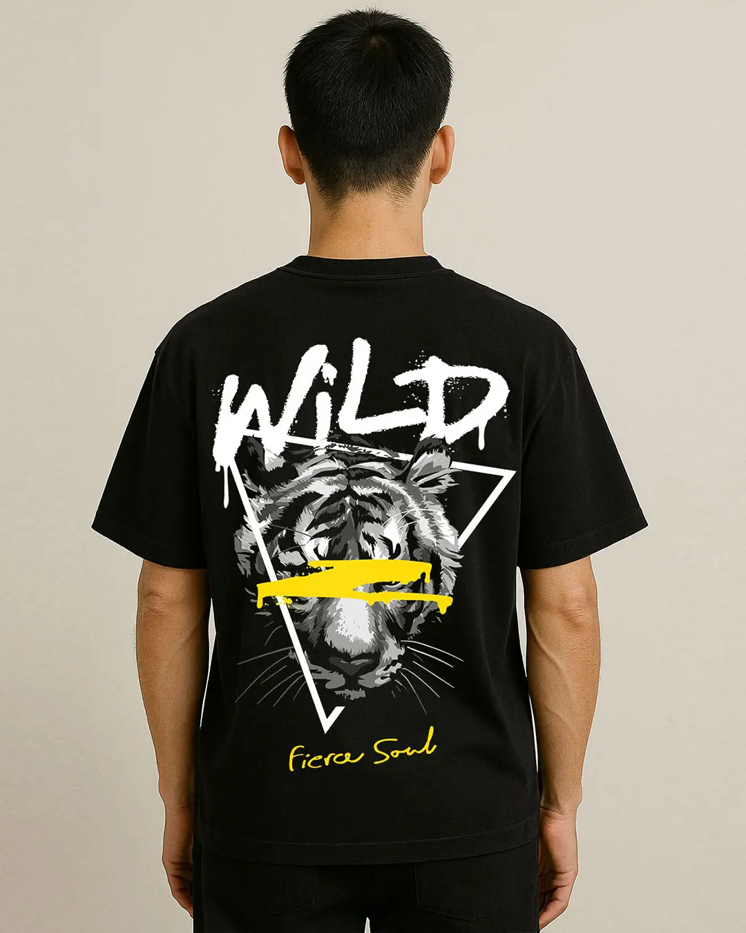Born Wild 300GSM Super Heavyweight Oversized T-Shirt