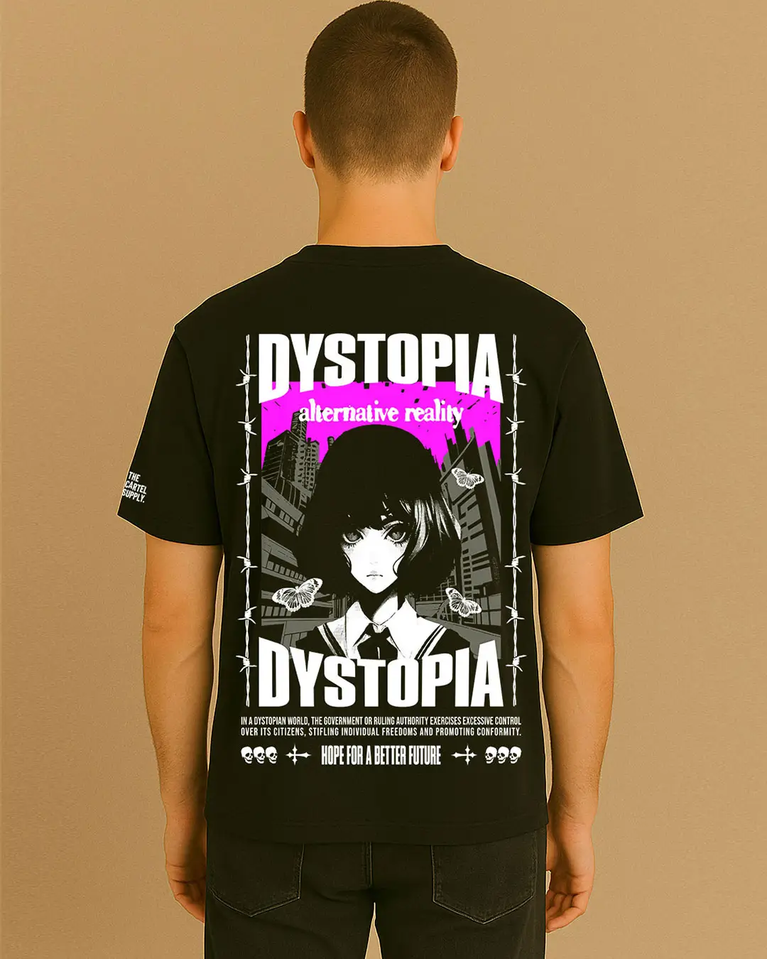 Dystopian Void 300GSM Super Heavyweight Oversized T-Shirt
