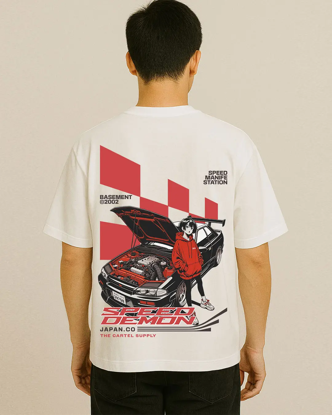 Track Rogue 300GSM Super Heavyweight Oversized T-Shirt