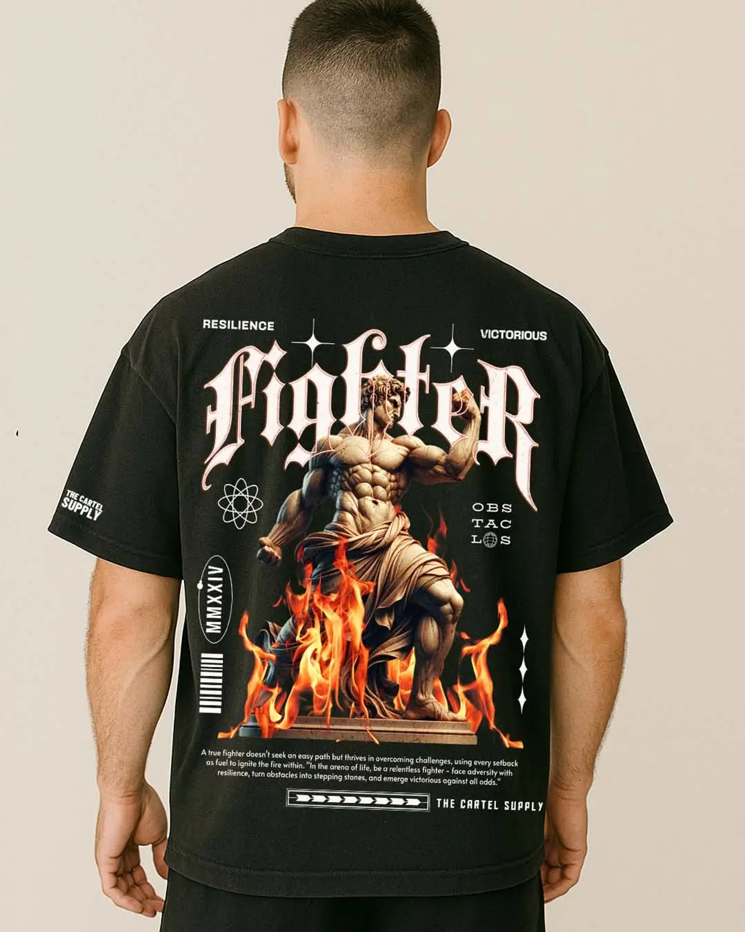 War Fuel 300GSM Super Heavyweight Oversized T-Shirt