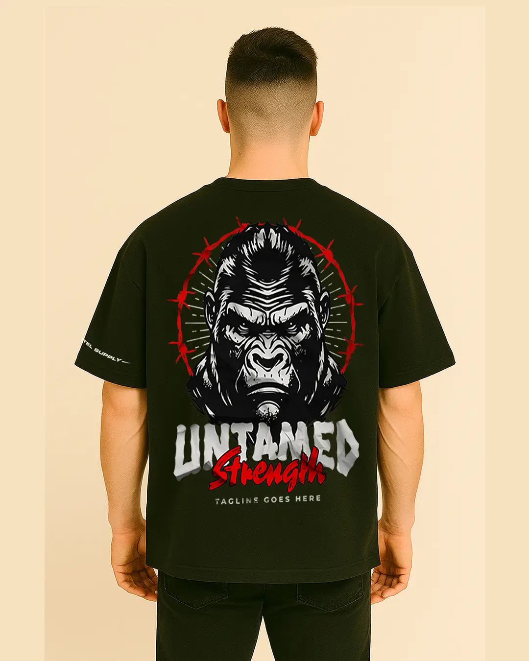 Kong Untamed 300GSM Super Heavyweight Oversized T-Shirt