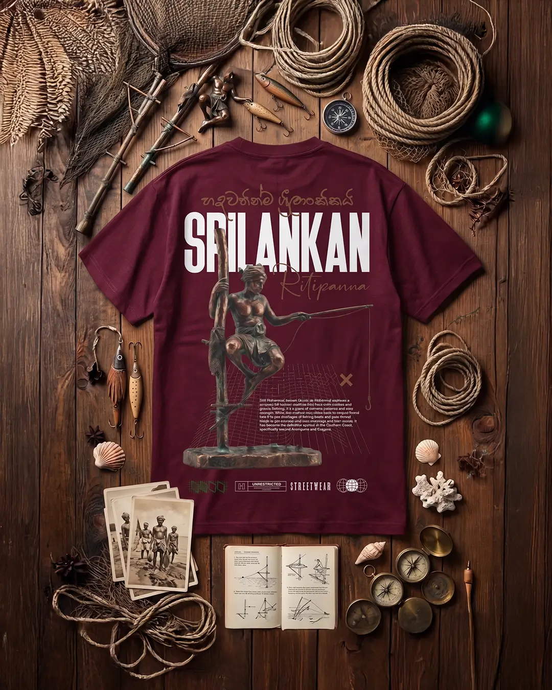 Ritipanna 300GSM Super Heavyweight Oversized T-Shirt