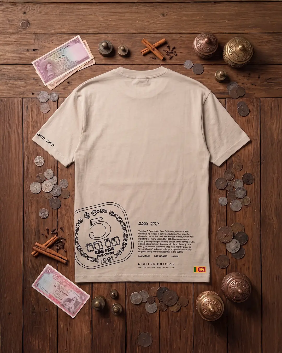Satha 5 300GSM Super Heavyweight Oversized T-Shirt
