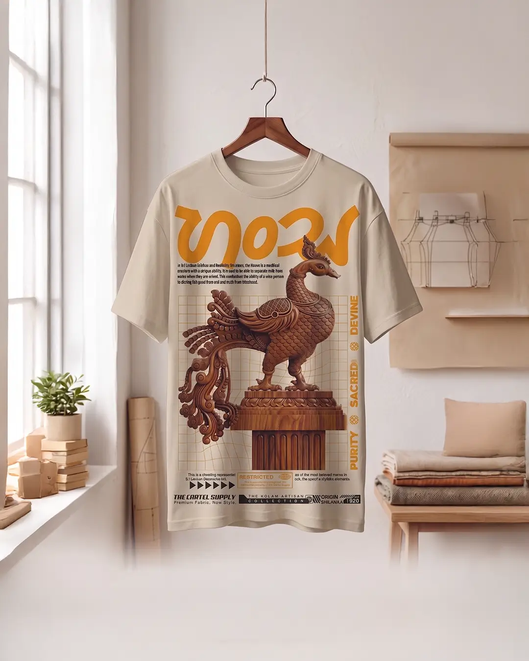 Hansa 300GSM Super Heavyweight Oversized T-Shirt