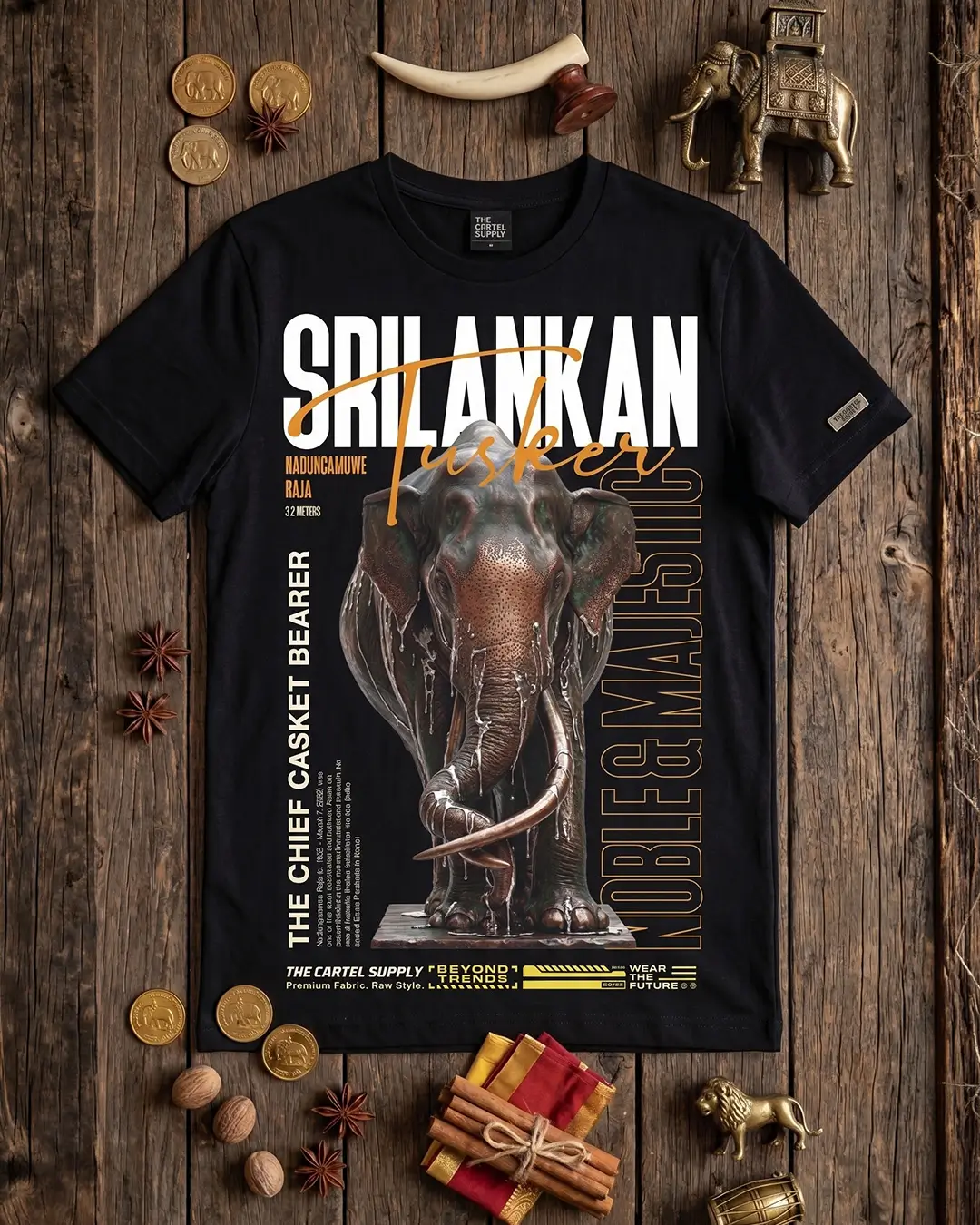 Tusker 300GSM Super Heavyweight Oversized T-Shirt