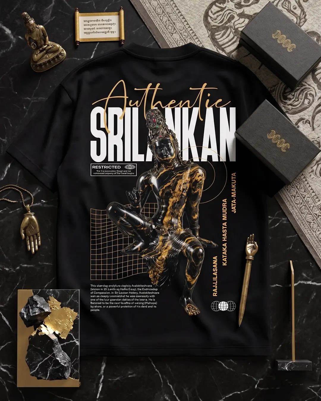 Avalokitheshwara 300GSM Super Heavyweight Oversized T-Shirt