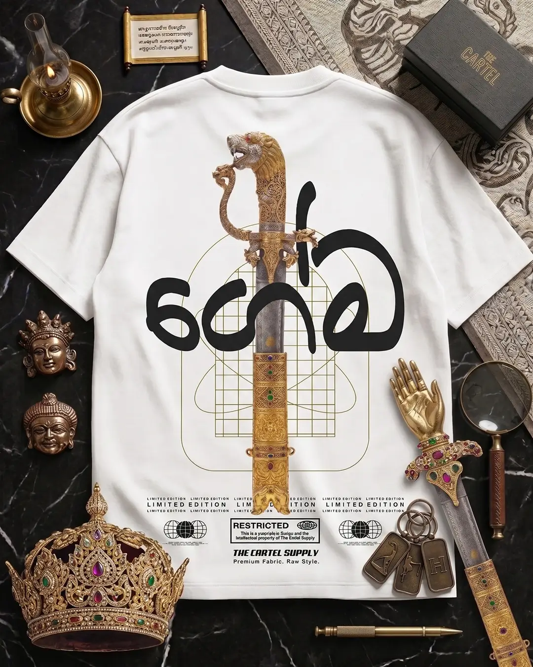 Gema 300GSM Super Heavyweight Oversized T-Shirt